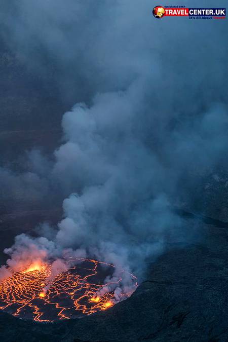 World's largest Lava,Niyaragongo lake,120,000 square Km