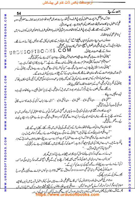 Title = Jannat kay patay.
Writer = Nimra Ahmed.
Total Pages = 54.