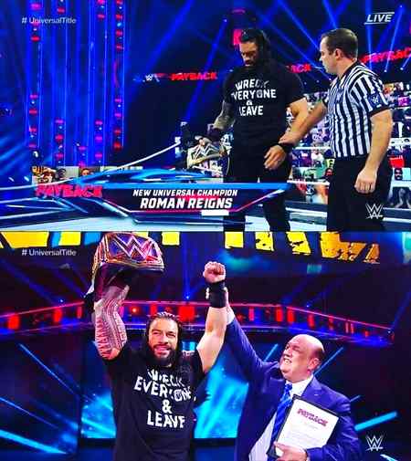 Ahn lay Tera baap Aya once again winning universal championship congratulations 🕷❤🙏💔