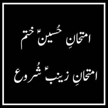 ہاے زینب سلام تجھ پر جس نے امام حسین علیہ السلام کے مشن کو پایہ تکمیل تک پہنچایا