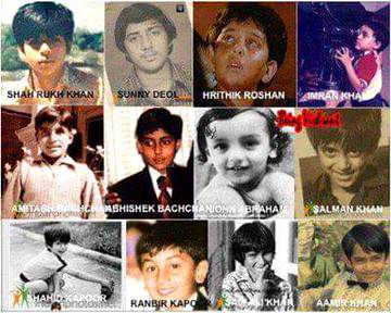 Bollywood actors chilhod pics