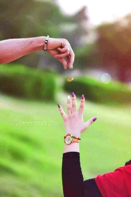 You may hold my hand for a while, but you hold my heart forever.