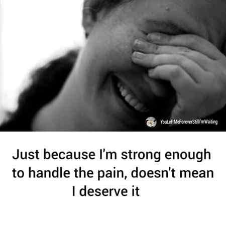 Be strong enough to let go and patient enough to wait for what u deserve👌❤