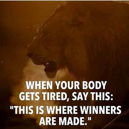 Be a winner ... loosers make excuses 😏🙄