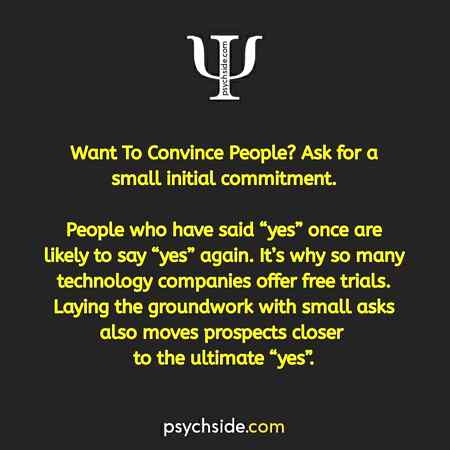 Psychological tricks to convince people