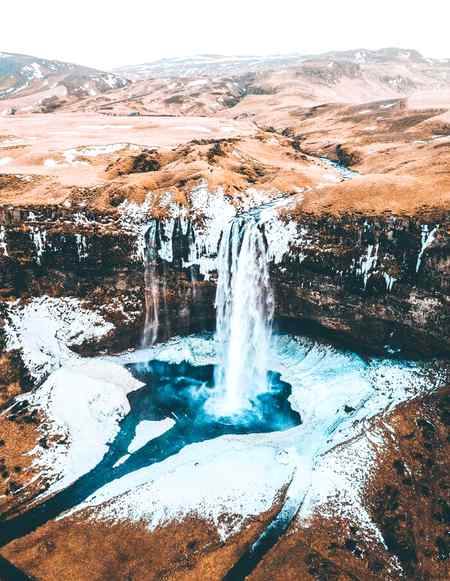 Waterfall in Iceland