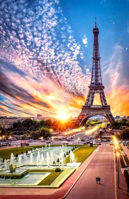 Eiffel Tower paris France..