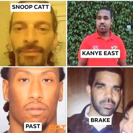 Snoop dog, kanye west, future, drake