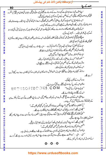 Title = Jannat kay patay.
Writer = Nimra Ahmed.
Total Pages = 80.