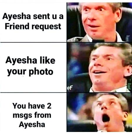 My reaction