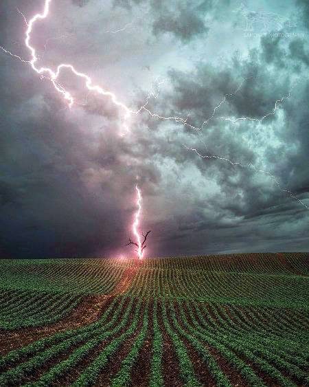 Lightning strike ⛈️⚡