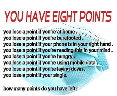Be honest ...How many points do you have left....