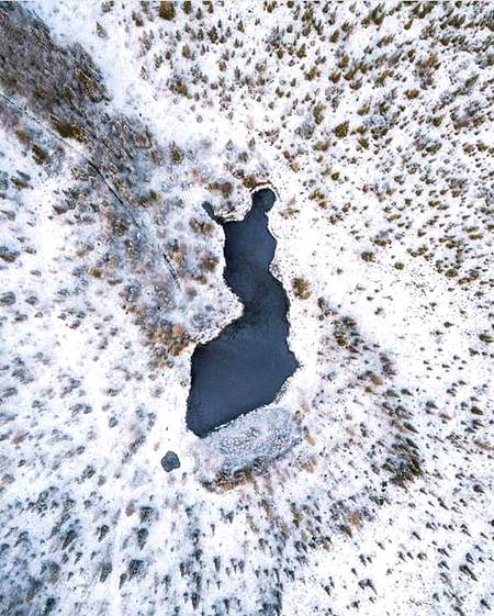 Did you know that is lapland there is finaland shaped lake?