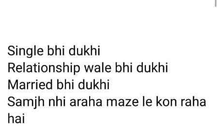 maza kis ko a rha ha
