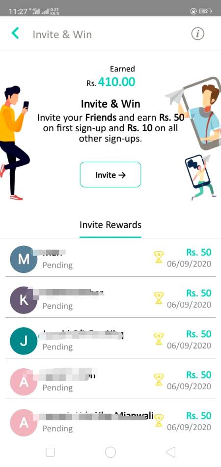https://tellotalk.page.link/CSzP5HCwrfueLKCF9
My earning 410 Rs. Offer is valid for 2 days