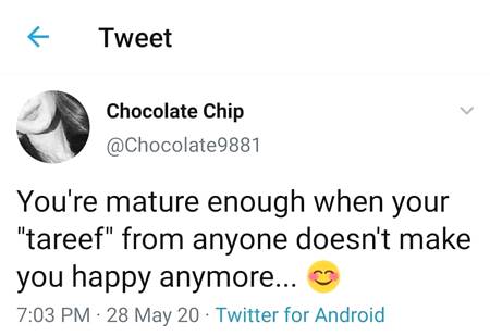 Haven't been that mature though
