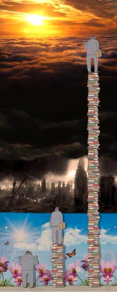 The more you read, the more you see of the world.