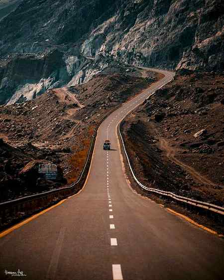 View of karakuram highway