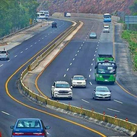 beautifuo view of hazar motorway...