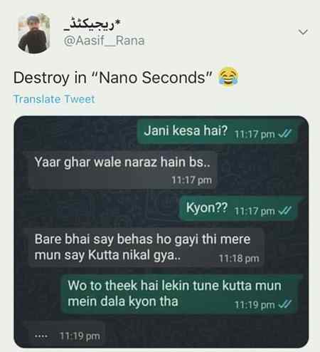 Destruction...