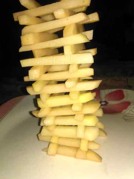 Fries building made by me🙂🙂