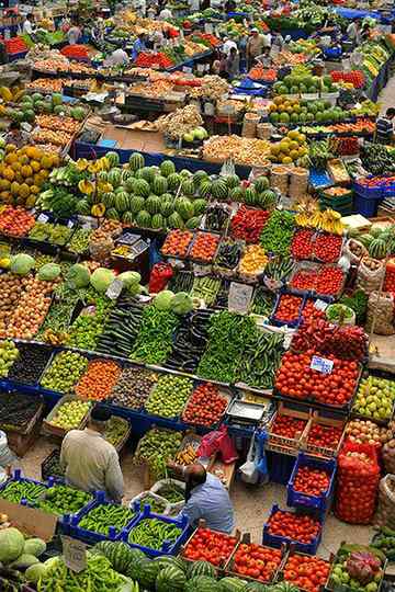 Pakistan ki ak sabzi Mandi ka khobsurt manzr..❤❤