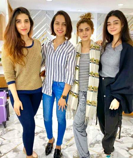 Hareem  Farooq ... Nimra  Khan...Zubab  Rana...Noor  Khan