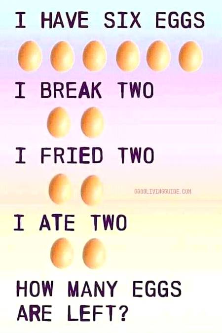 ...HOW MANY EGGS ARE LEFT...