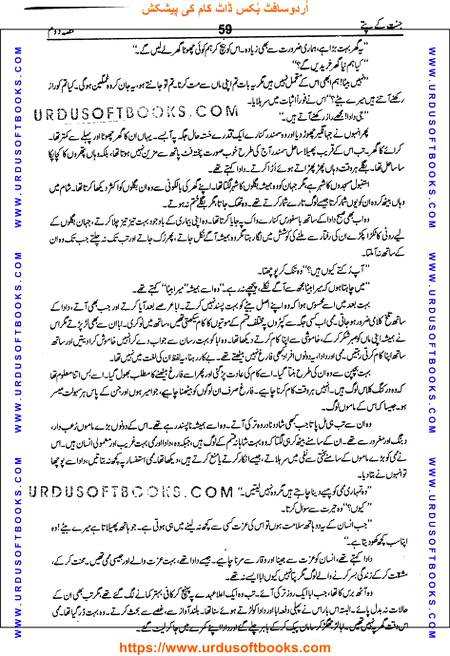 Title = Jannat kay patay.
Writer = Nimra Ahmed.
Part = 2
Page = 59