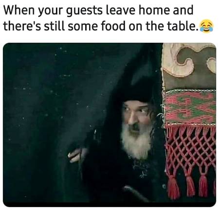 It's time to get the food