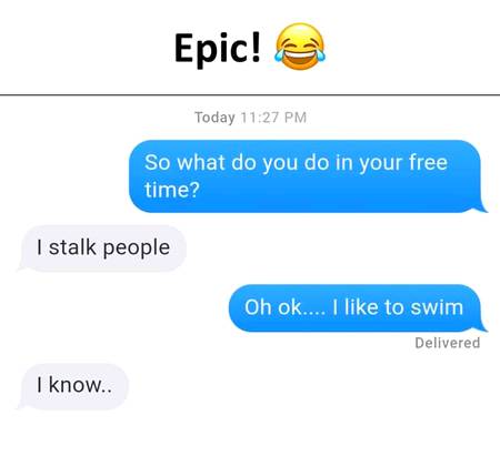 Stalking is an Art xD