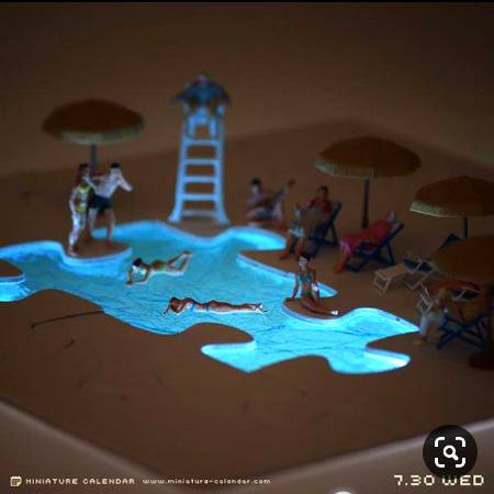 Tinny world swimming pool