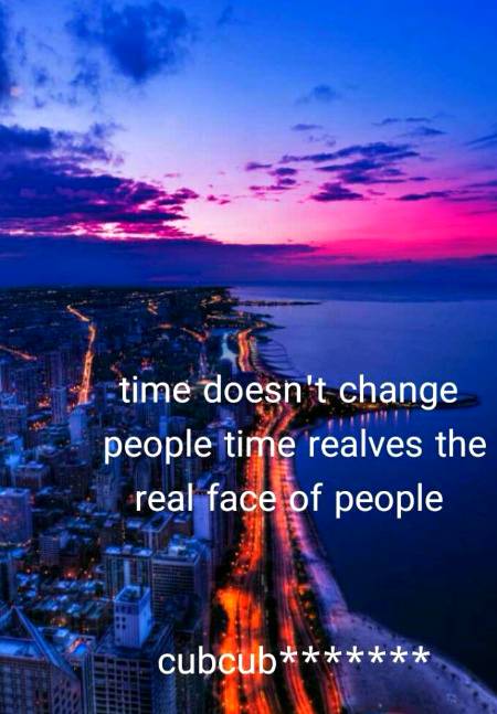 Time doesn't change