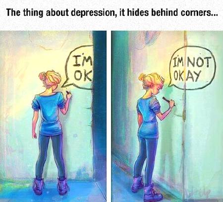 Depression is not a joke_____you may see someone smiling but inside they are dying.