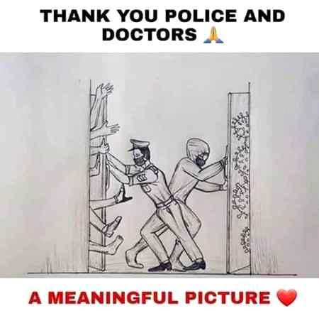 Thank You Police And Doctors