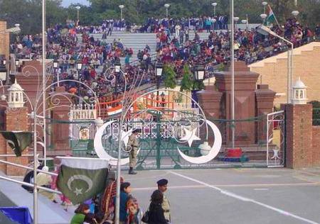 wahga border in lahore