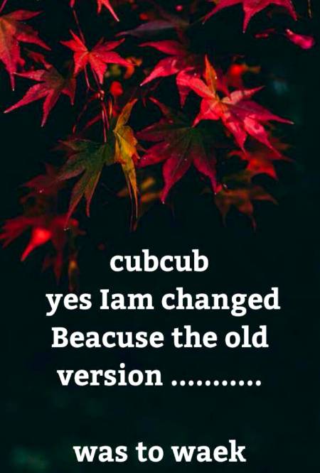 Yes i am changed