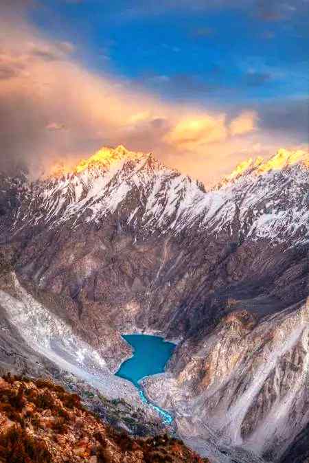 Attabad lake Hunza valley