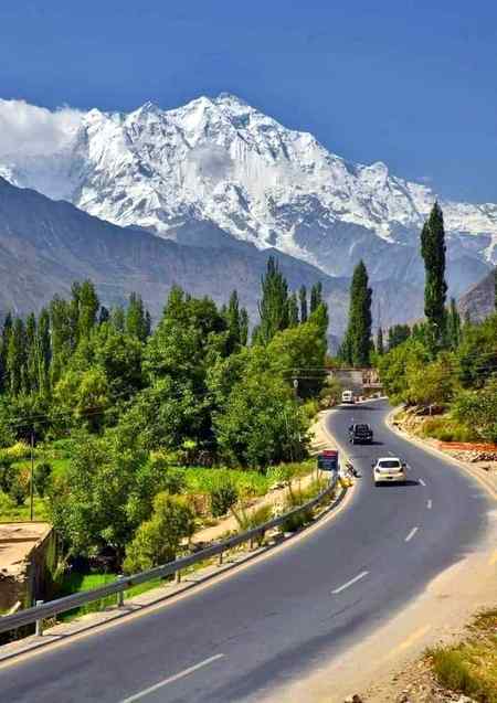 Beautiful view of rakaposhi, gilgit baltistan