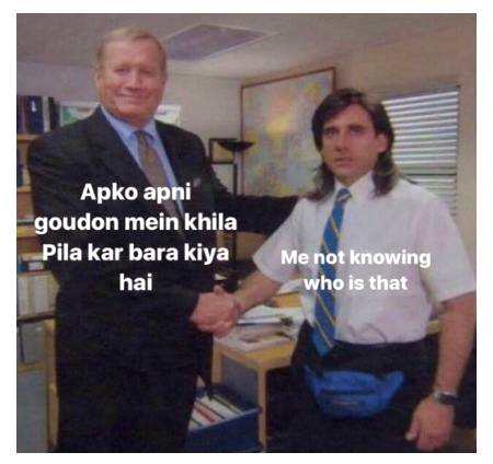 Not even know them