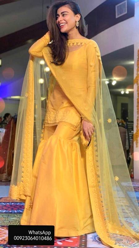 Stunning look in yellow ,Sadaf Kanwal 💕💕