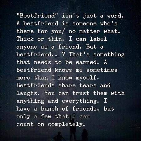 "Best FriEnd isn't just a woRd."