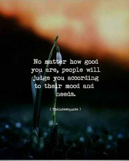So don't be good !!