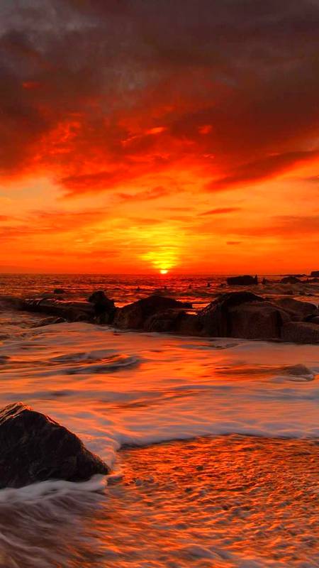 Beautiful view of sunset 🔥
