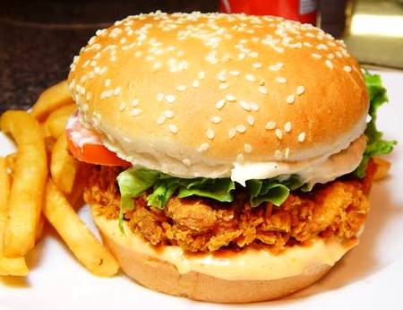 Zinger Burger 😇 By( Food Lab )