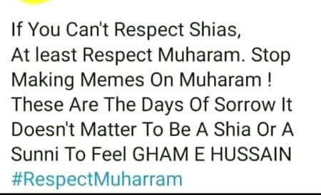 Respect Muharram