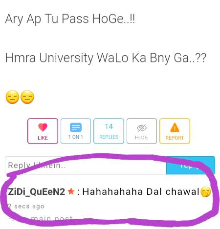Kehna to main Ny "kichri" tha😜 ab koi ye na kahy k hmain to iska Pta hi ni😎