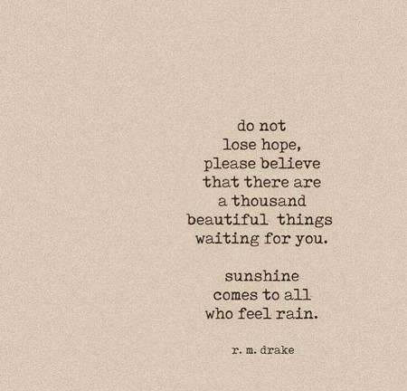 Sunshine spreads everywhere