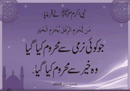 جو رحم نہیں کرتا اس پر رحم نہیں کیا جاتا