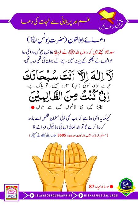 دعاۓ ذلقرنین حضرت یونس علیہ اسلام